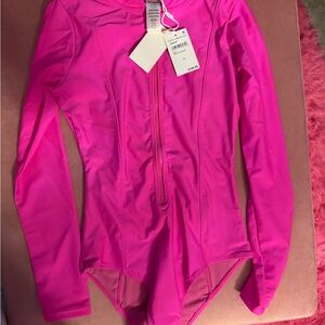 Good American Long Sleeve Bathing Suit